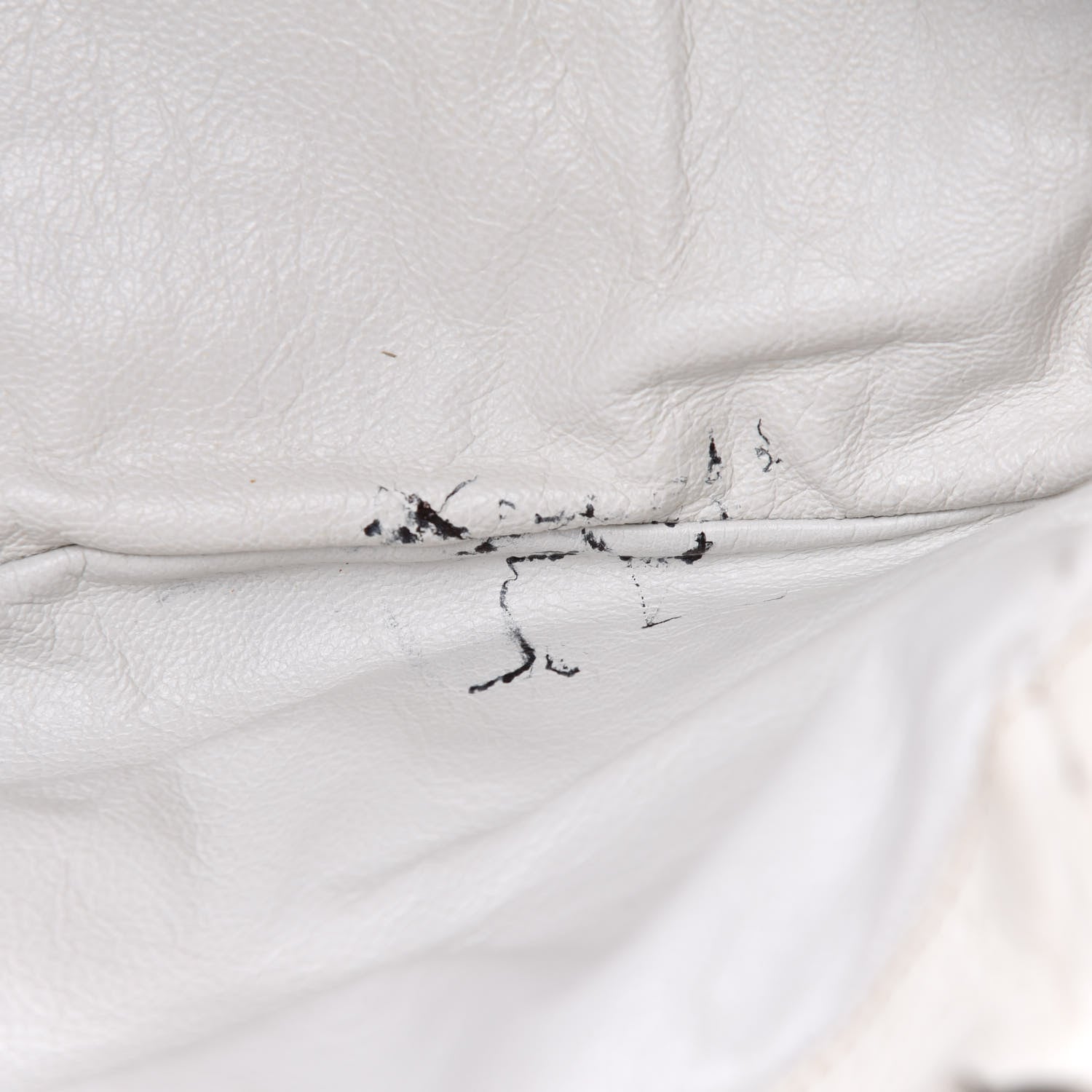 Prada Paglia Vitello Daino Satchel Naturale White 5 of 5