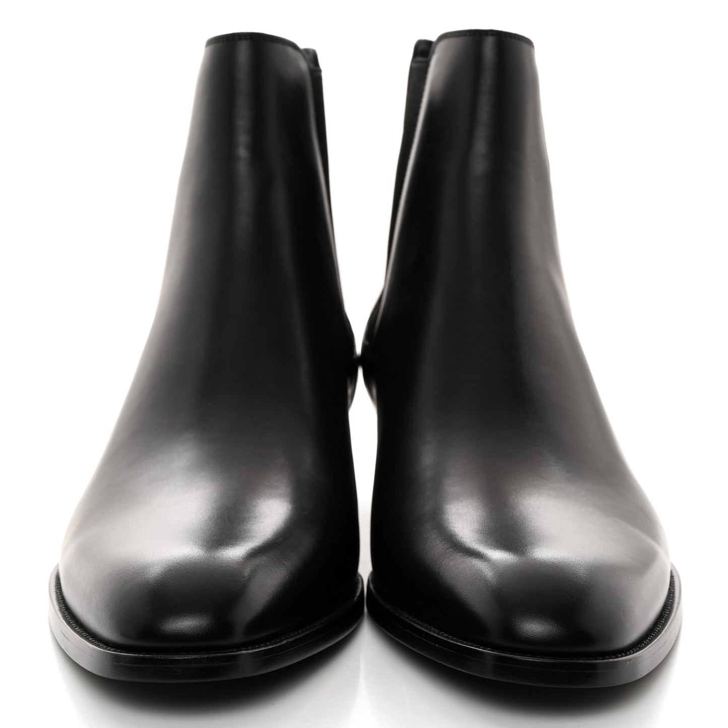 Calfskin Mens Wyatt Chelsea Boots 44 Black