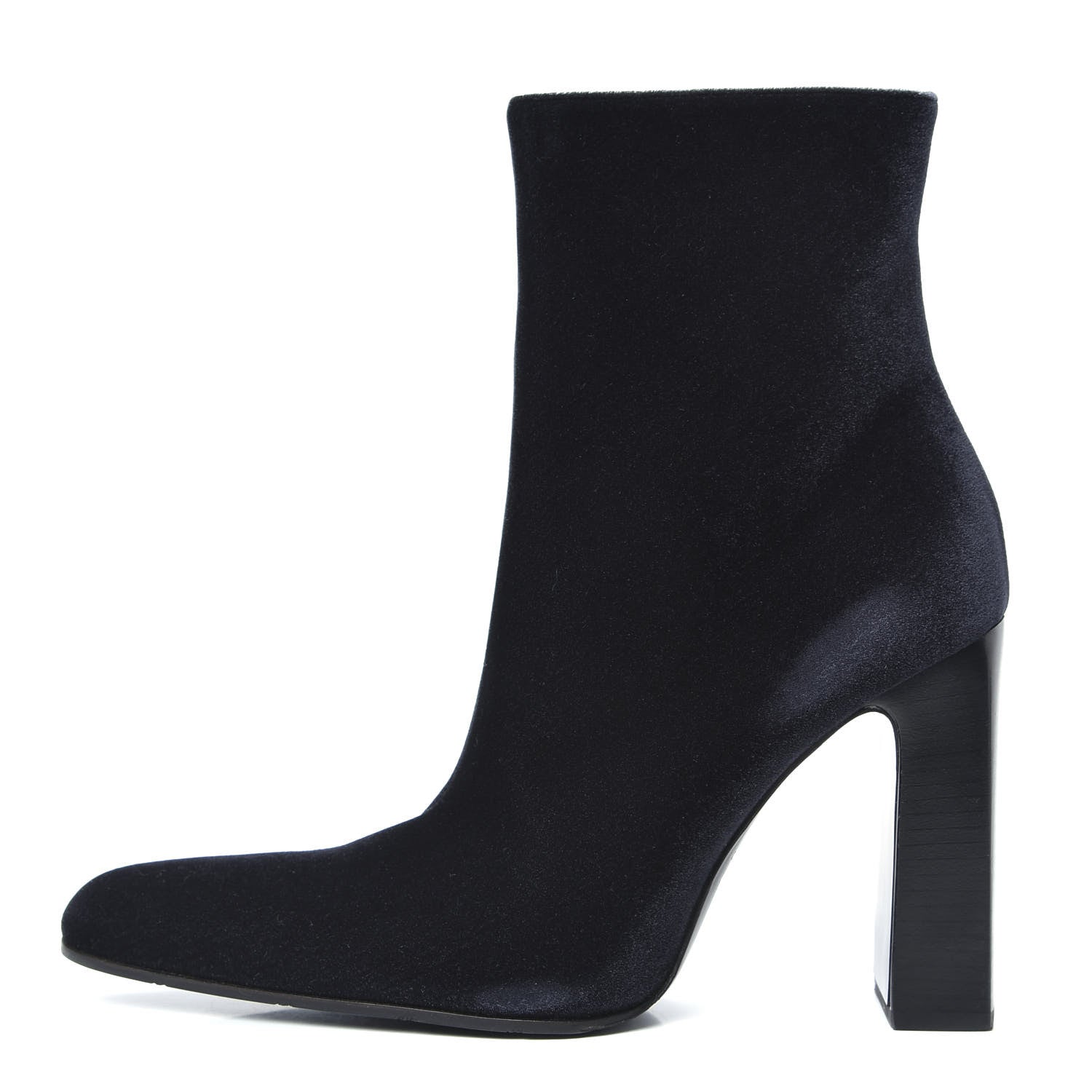 Balenciaga Smooth Velvet Ankle Boots 39 Black 1 of 8