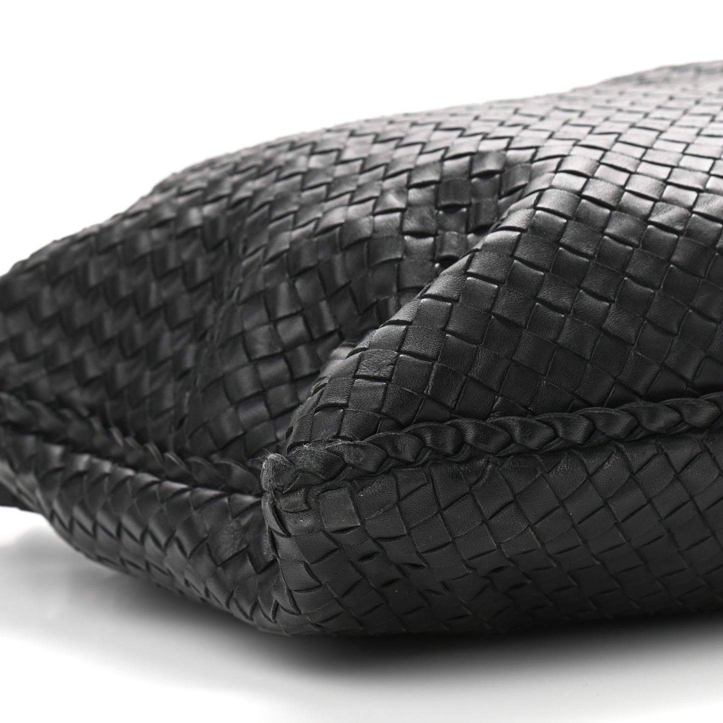 Nappa Intrecciato Maxi Veneta Hobo Black
