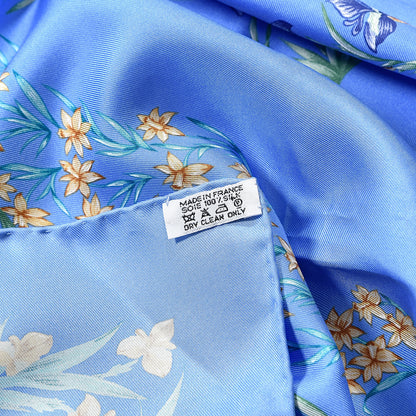 Hermes Silk Cheval Fleuri Scarf 90 6 of 6