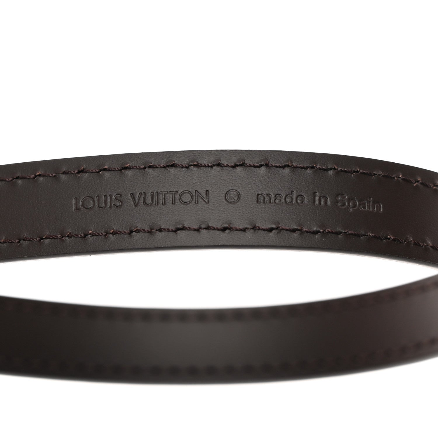 Louis Vuitton Calfskin 16mm Adjustable Shoulder Strap Brown 4 of 7