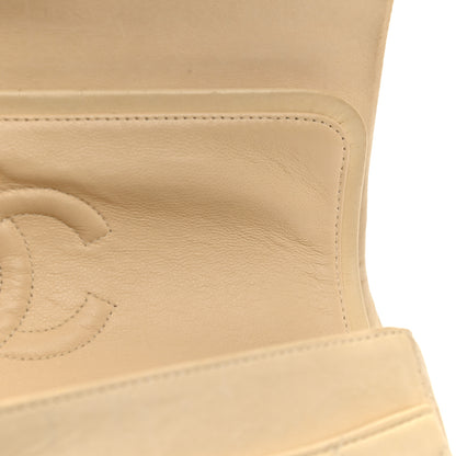 Chanel Lambskin Quilted Small Double Flap Beige 12 of 22