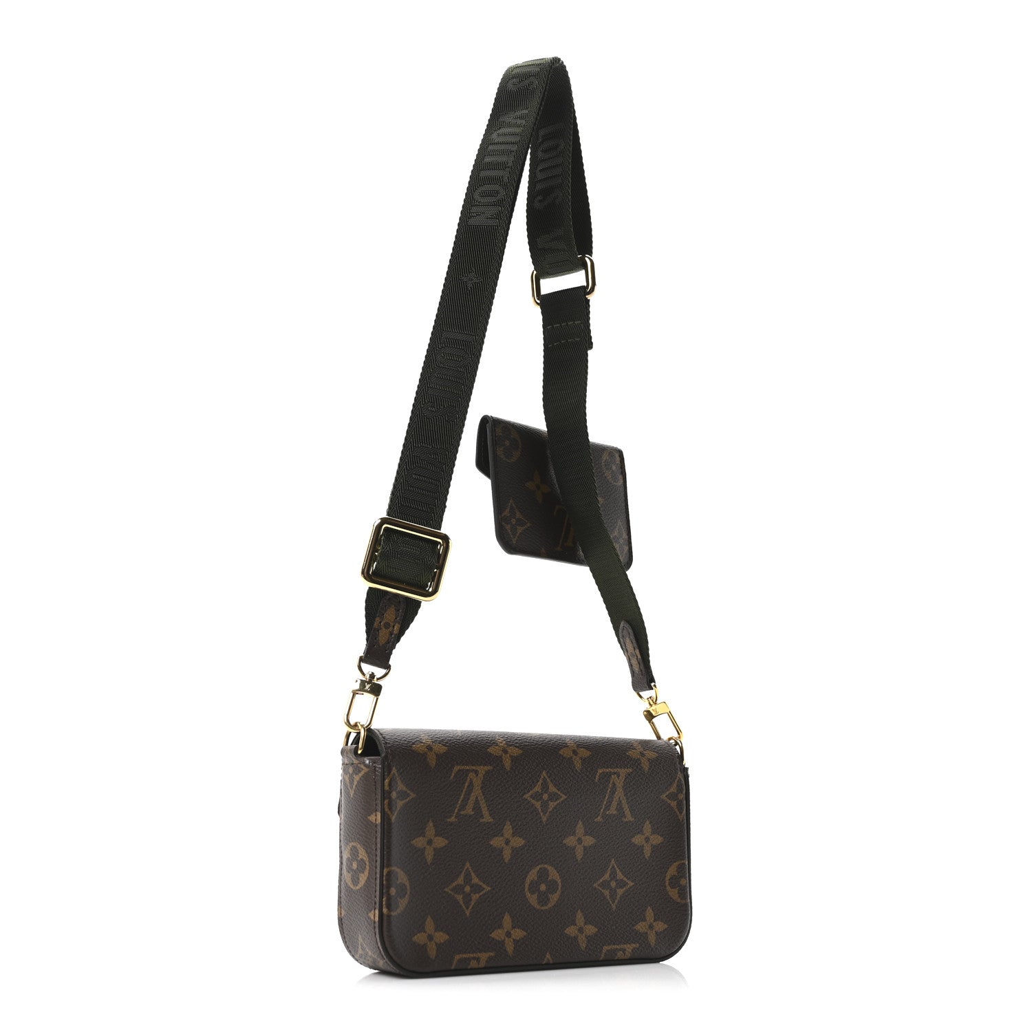 Louis Vuitton Monogram Felicie Strap & Go Kaki 3 of 9