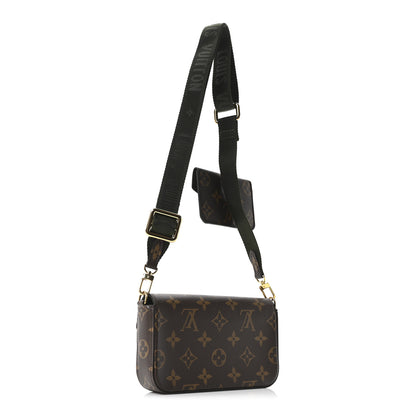 Louis Vuitton Monogram Felicie Strap & Go Kaki 3 of 9