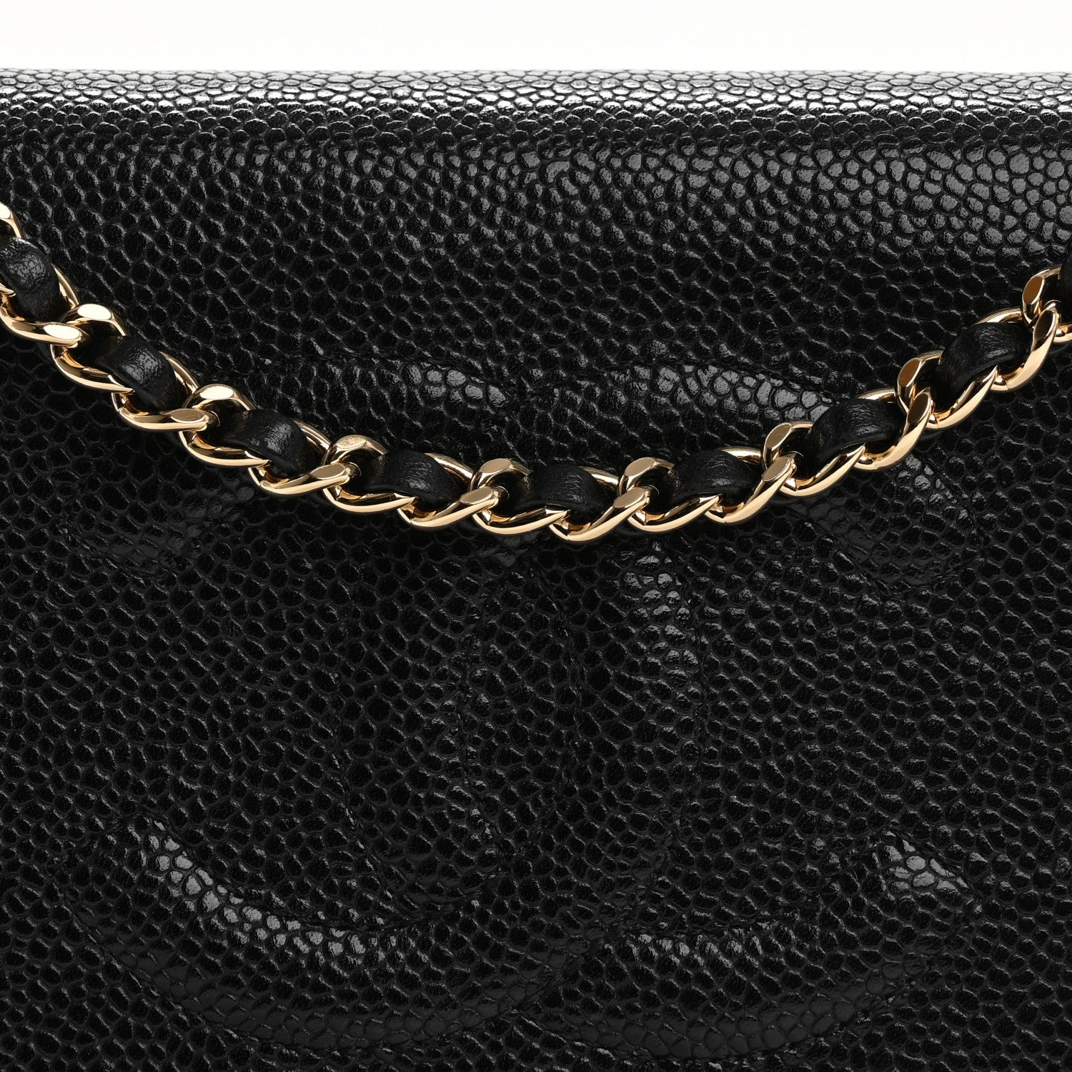 Chanel Caviar Timeless CC Wallet on Chain WOC Black 9 of 16