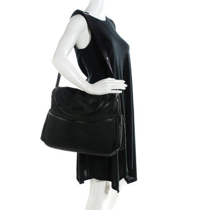 Gucci Monogram Large Diaper Bag Black 2 of 7
