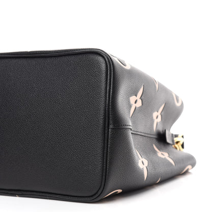 Louis Vuitton Empreinte Monogram Giant Neonoe MM Black Beige 8 of 11