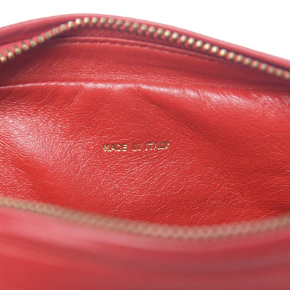 Chanel Lambskin Quilted CC Tassel Camera Case Red 6 of 12