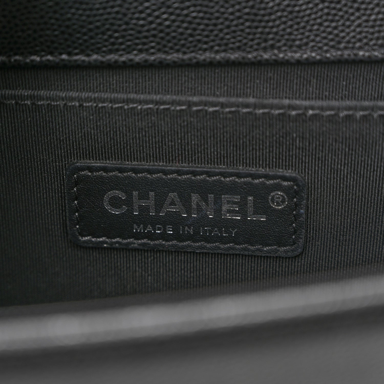 Chanel Caviar Quilted Medium Boy Flap Black 6 of 10