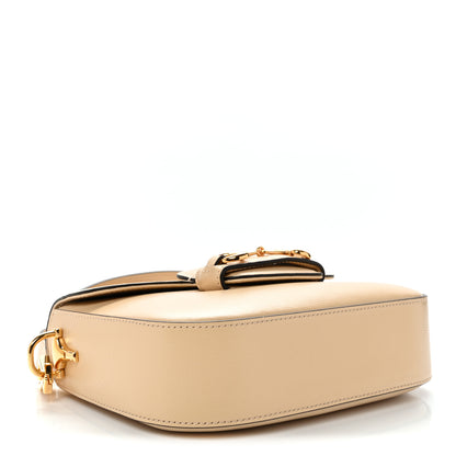 Gucci Azalea Calfskin Web Mini Horsebit 1955 Shoulder Bag Bubble Tea 4 of 10