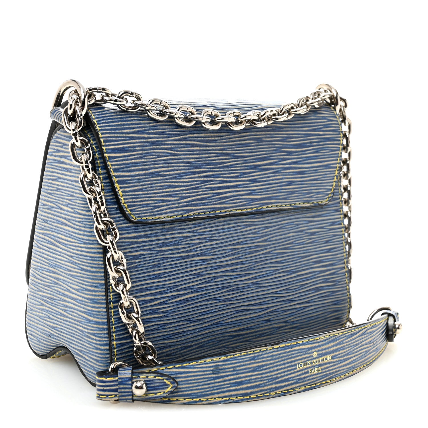 Louis Vuitton Epi Twist Shoulder Bag PM Denim Light 4 of 10
