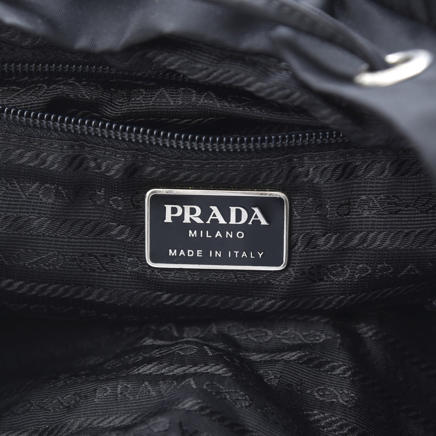Prada Nylon Vela Large Backpack Black 5 of 14
