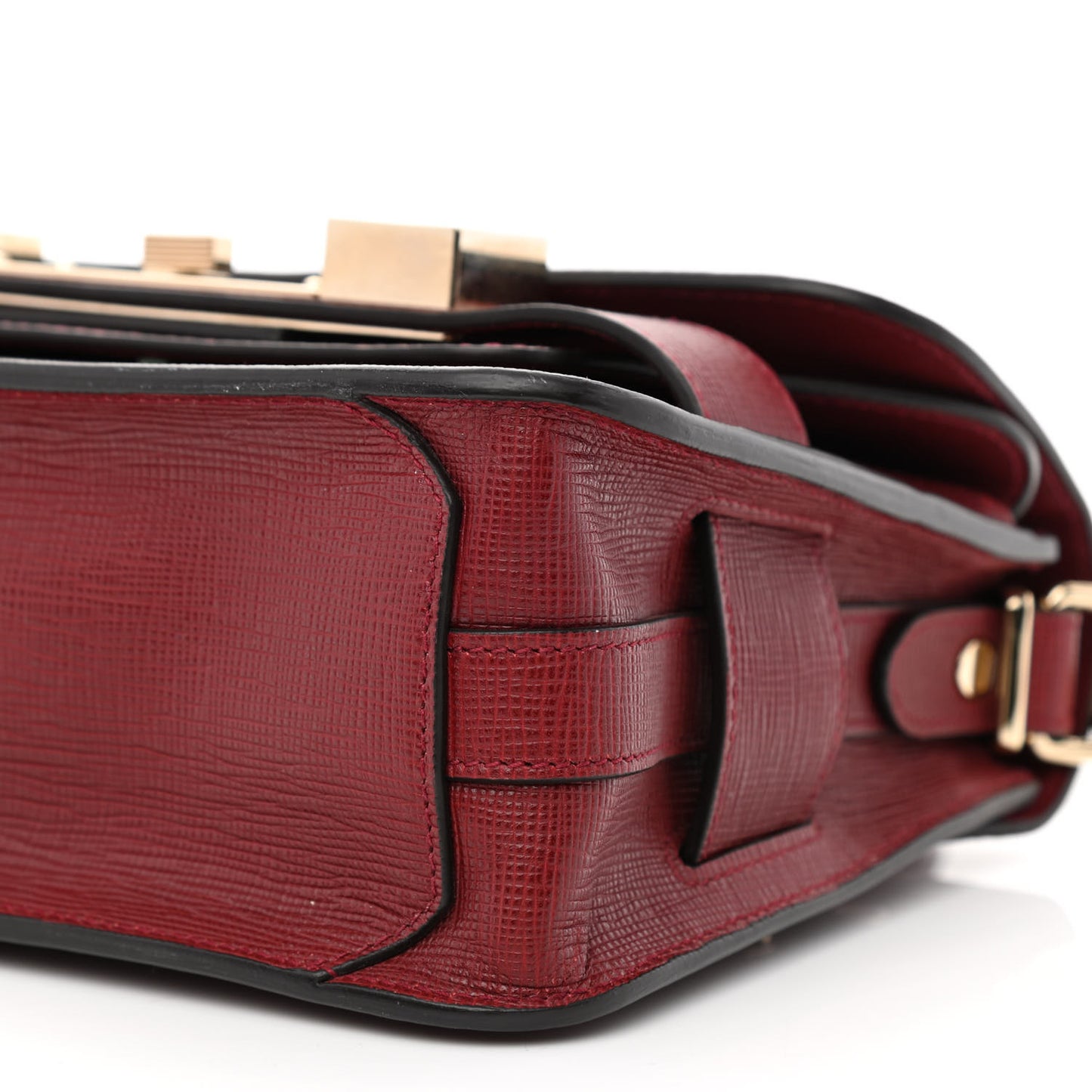 New Linosa Mini PS11 Classic Shoulder Bag Flame Red