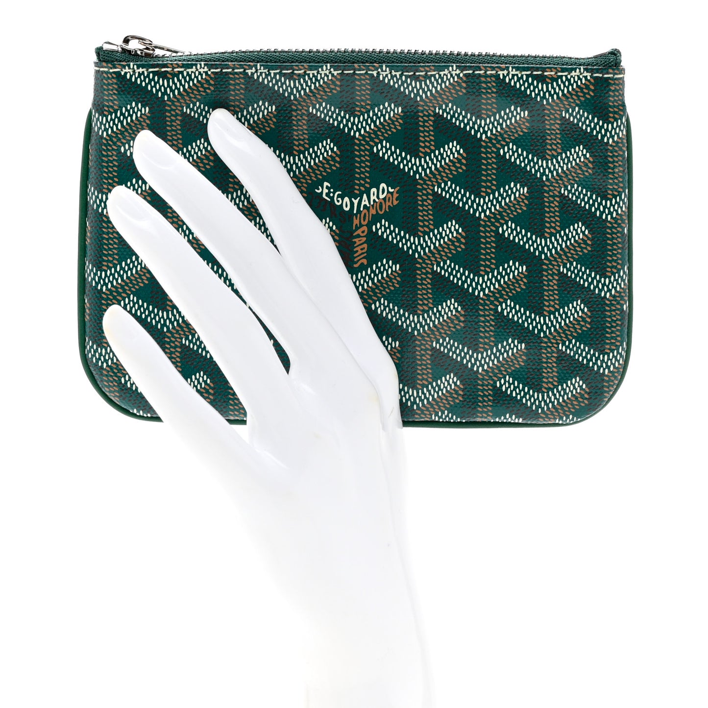 Goyardine Mini Senat Pochette Green