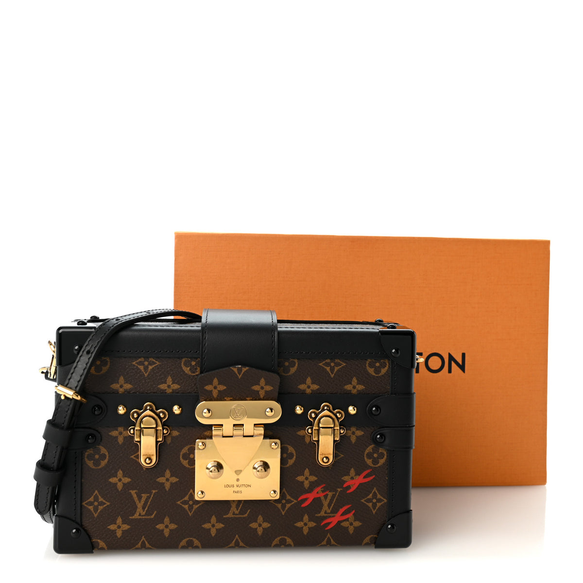 Monogram Petite Malle Black