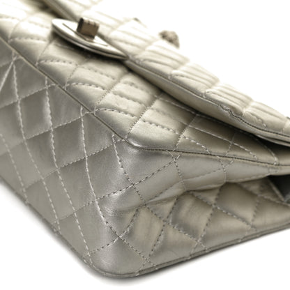 Chanel Metallic Aged Calfskin Quilted 2.55 Reissue 226 Flap Silver 12 of 15