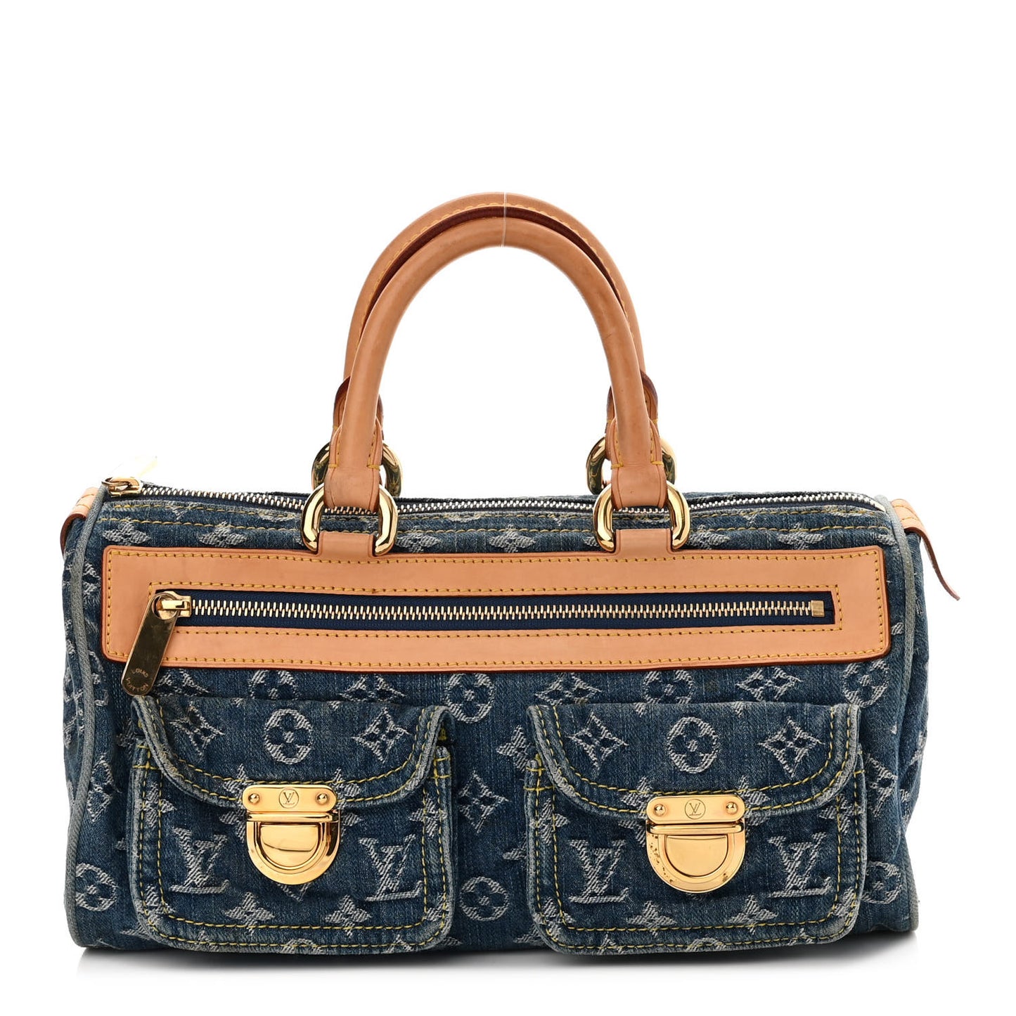 Monogram Denim Neo Speedy Blue