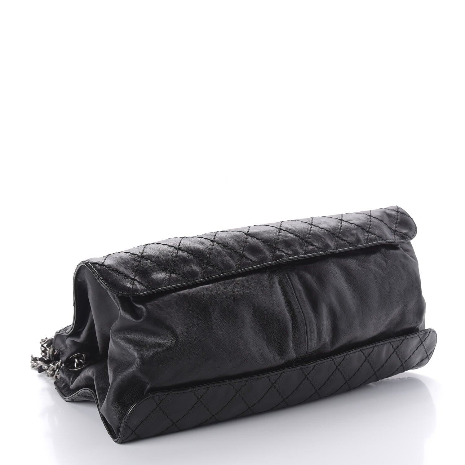 Chanel Calfskin CC Crave Tote Black 4 of 10