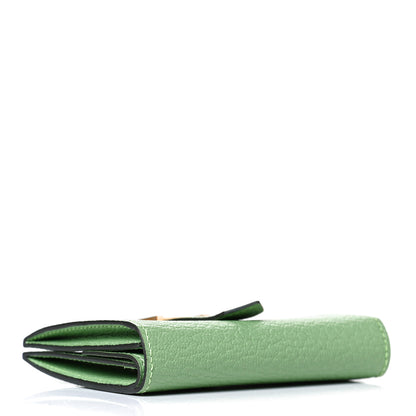 Hermes Chevre Mysore Mini Bearn Wallet Vert Criquet 3 of 5