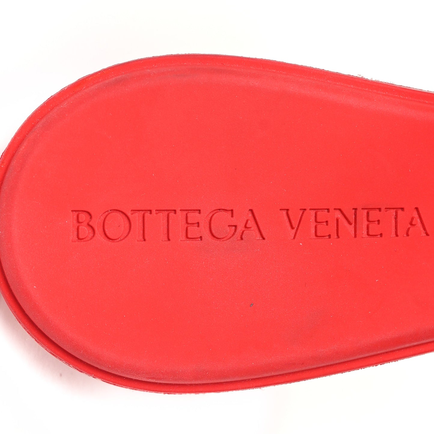 Lambskin Fabric Weave Intrecciato Dot Sandals 36.5 Bubble Gum Tomato