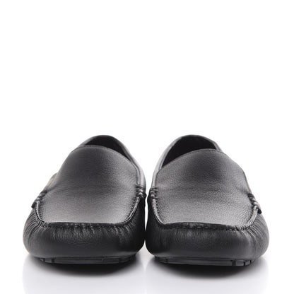 Gucci Calfskin Web Mens Driver Loafers 12 Black 2 of 9
