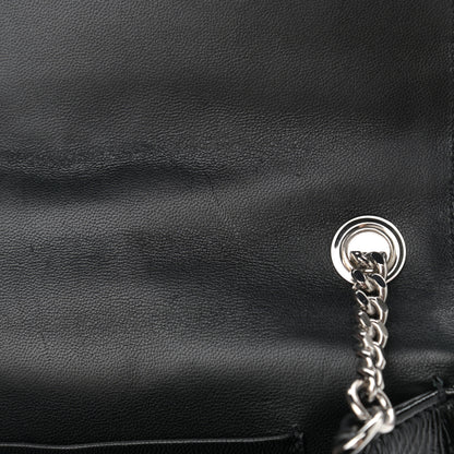 Versace Patent Nappa Quilted Virtus Shoulder Bag Black 10 of 10