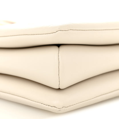 Louis Vuitton Lambskin Embossed Monogram Coussin PM Beige Cream 9 of 11