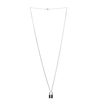 Louis Vuitton Sterling Silver Lockit Necklace 3 of 5