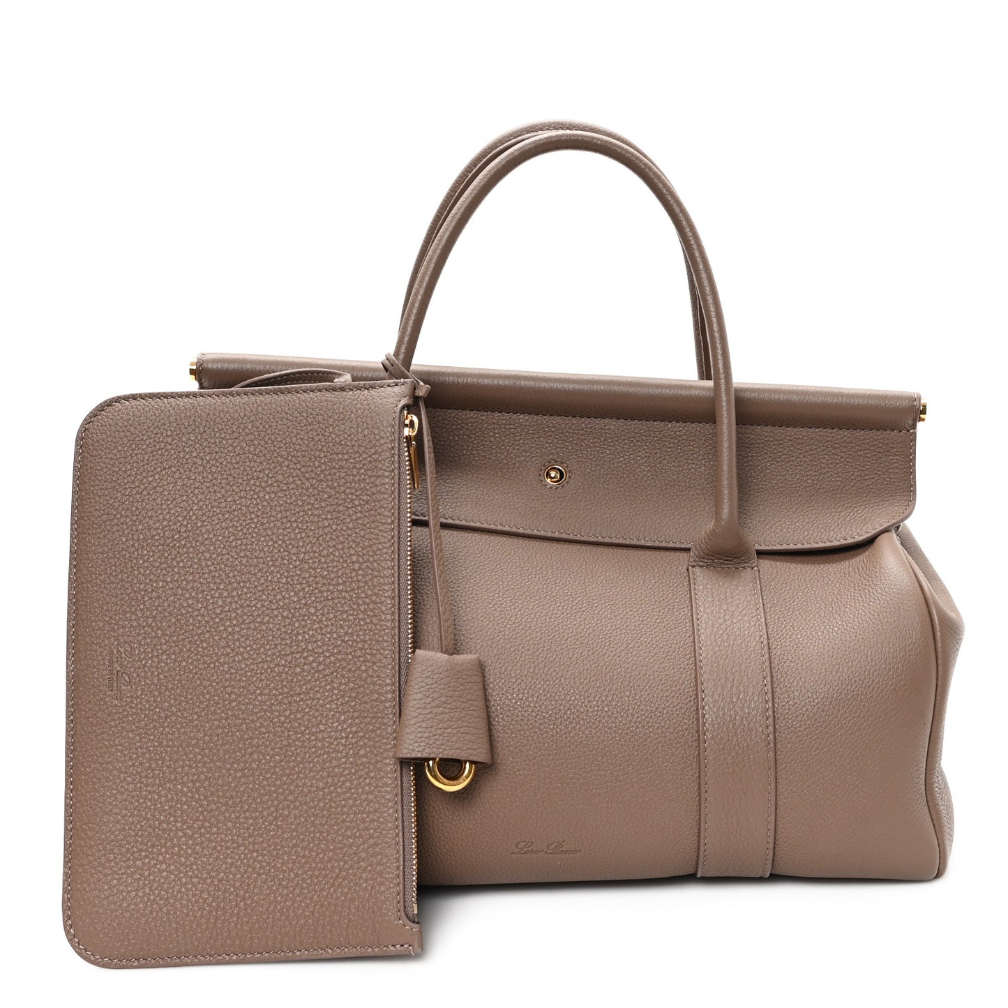 Grained Calfskin L32 Loom Bag Fossil