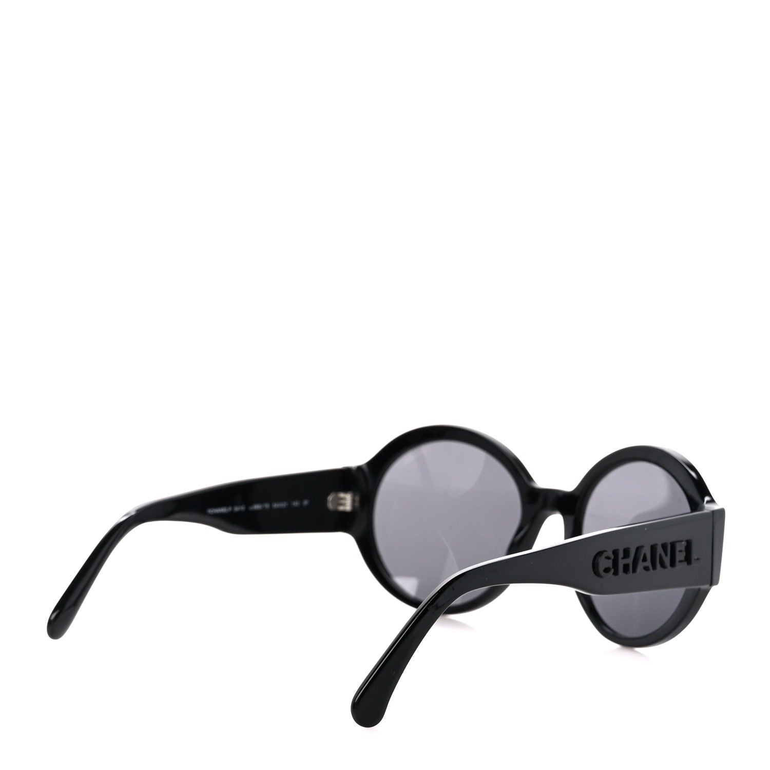 Chanel Acetate Polarized Round Sunglasses 5410 Black 4 of 9