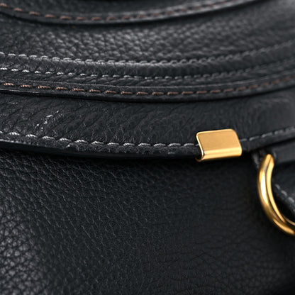 Chloe Calfskin Medium Marcie Round Crossbody Bag Black 19 of 21