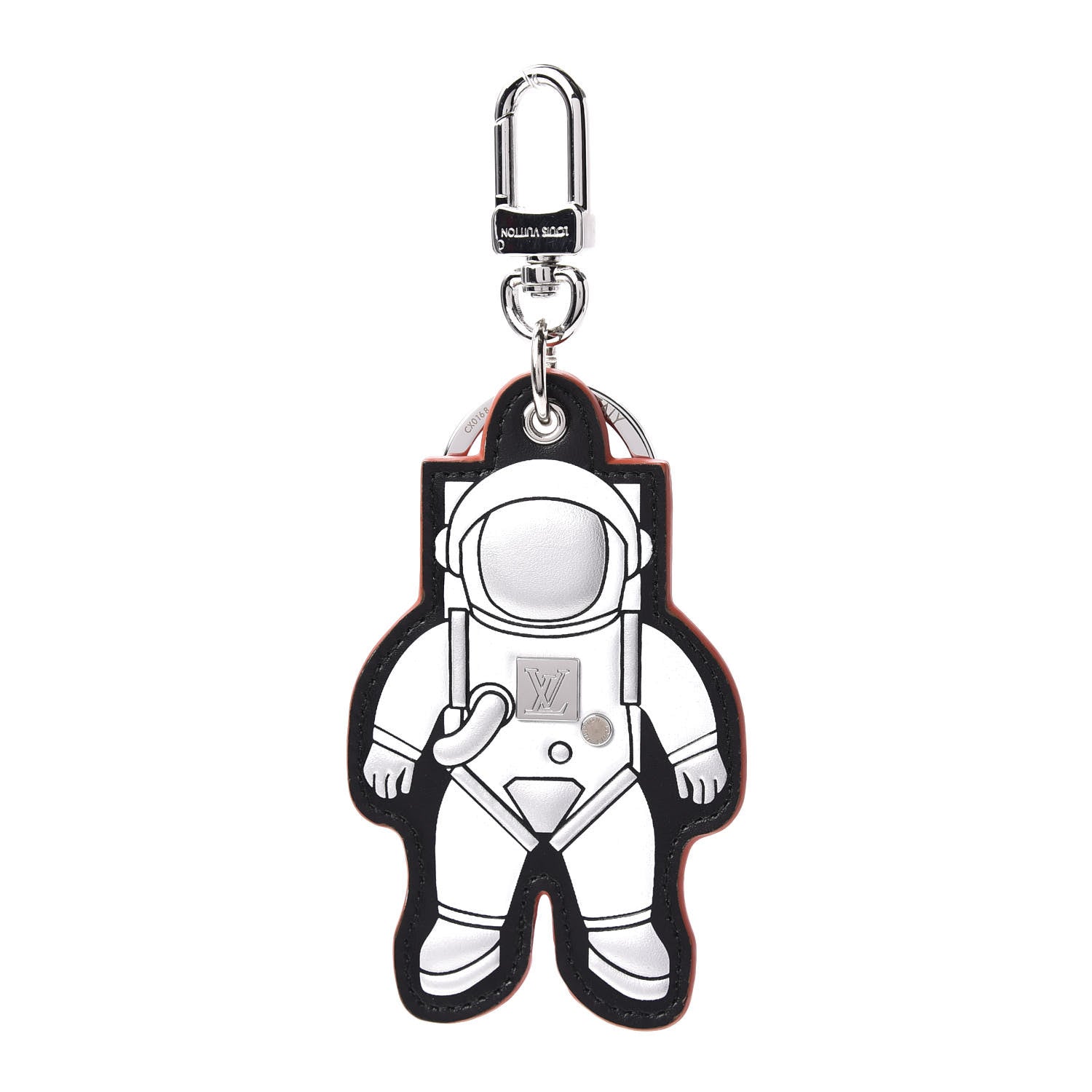 Louis Vuitton Monogram Satellite Spaceman Figurine Bag Charm Key Holder Silver 1 of 3