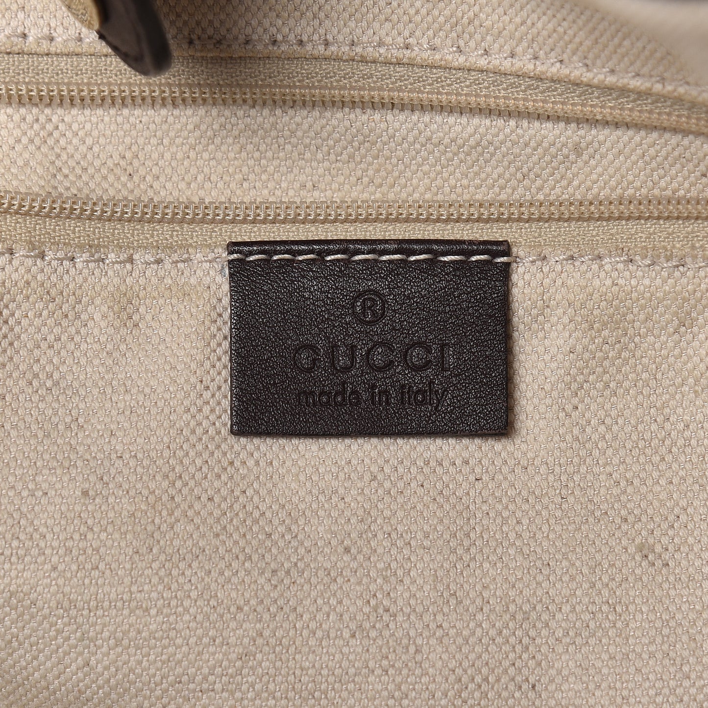 Guccissima Signature Large Sukey Tote Chocolate