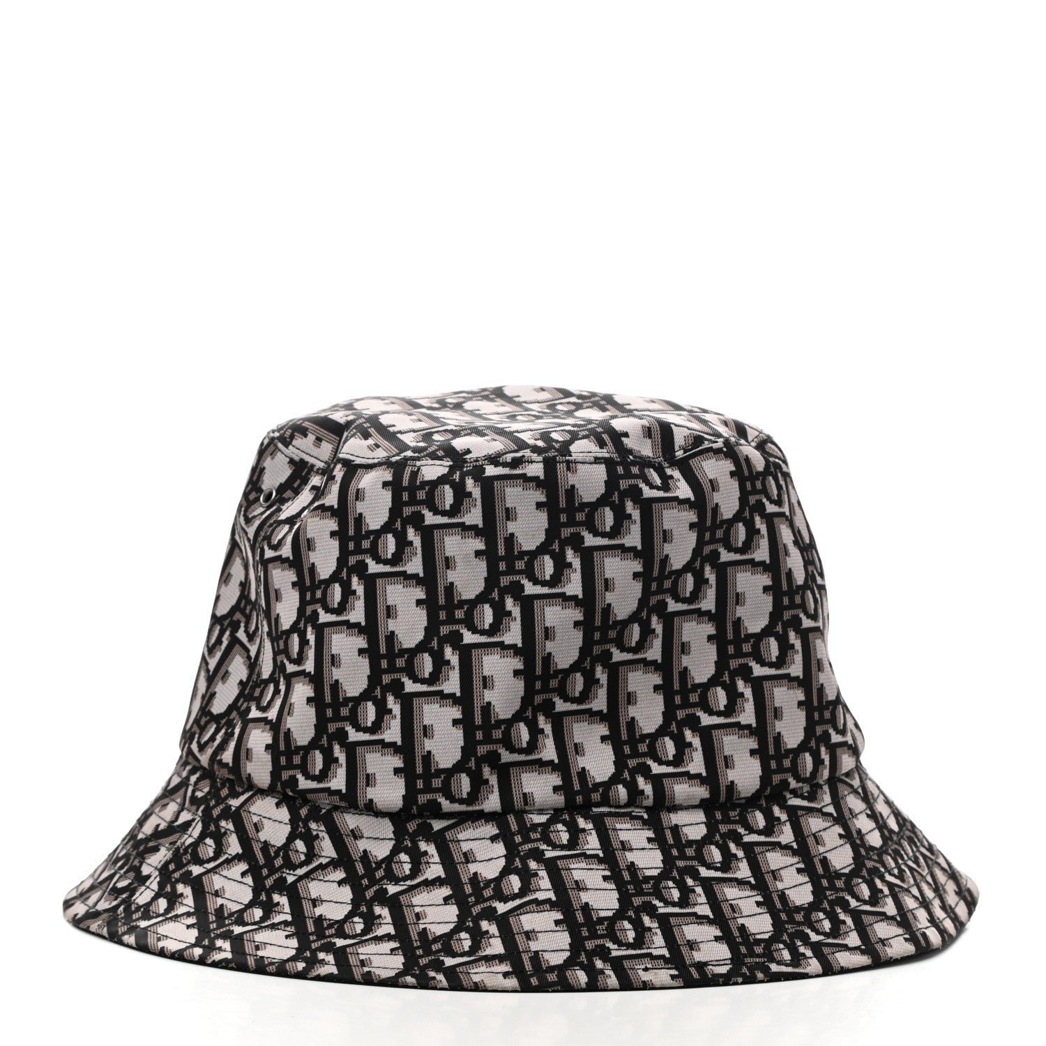 Christian Dior Oblique Reversible Teddy-D Brim Bucket Hat 58 Black 5 of 15