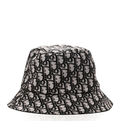 Christian Dior Oblique Reversible Teddy-D Brim Bucket Hat 58 Black 5 of 15