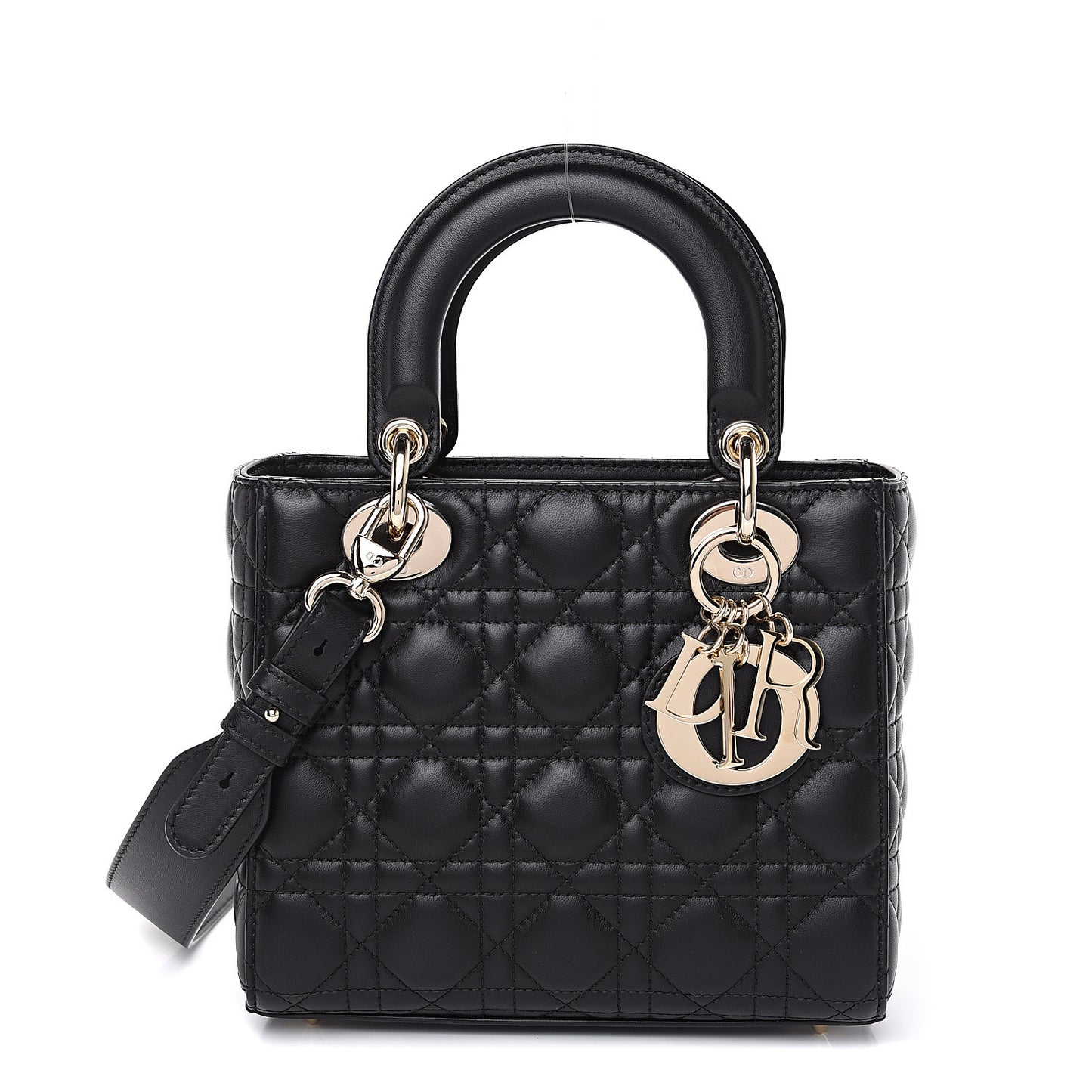 Lambskin Cannage My ABCDior Lady Dior Black