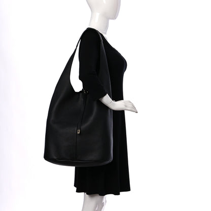Salvatore Ferragamo Deerskin Sfilata Hobo Black 2 of 9