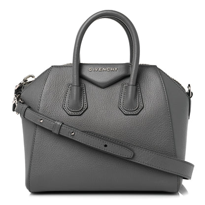 Givenchy Sugar Goatskin Mini Antigona Pearl Grey 1 of 12
