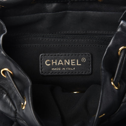 Chanel Lambskin Quilted Small Urban Spirit Backpack Black 6 of 12