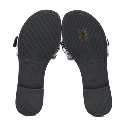 Christian Dior Calfskin Cannage Dio(r)evolution Slide Sandals 37 Black 5 of 9