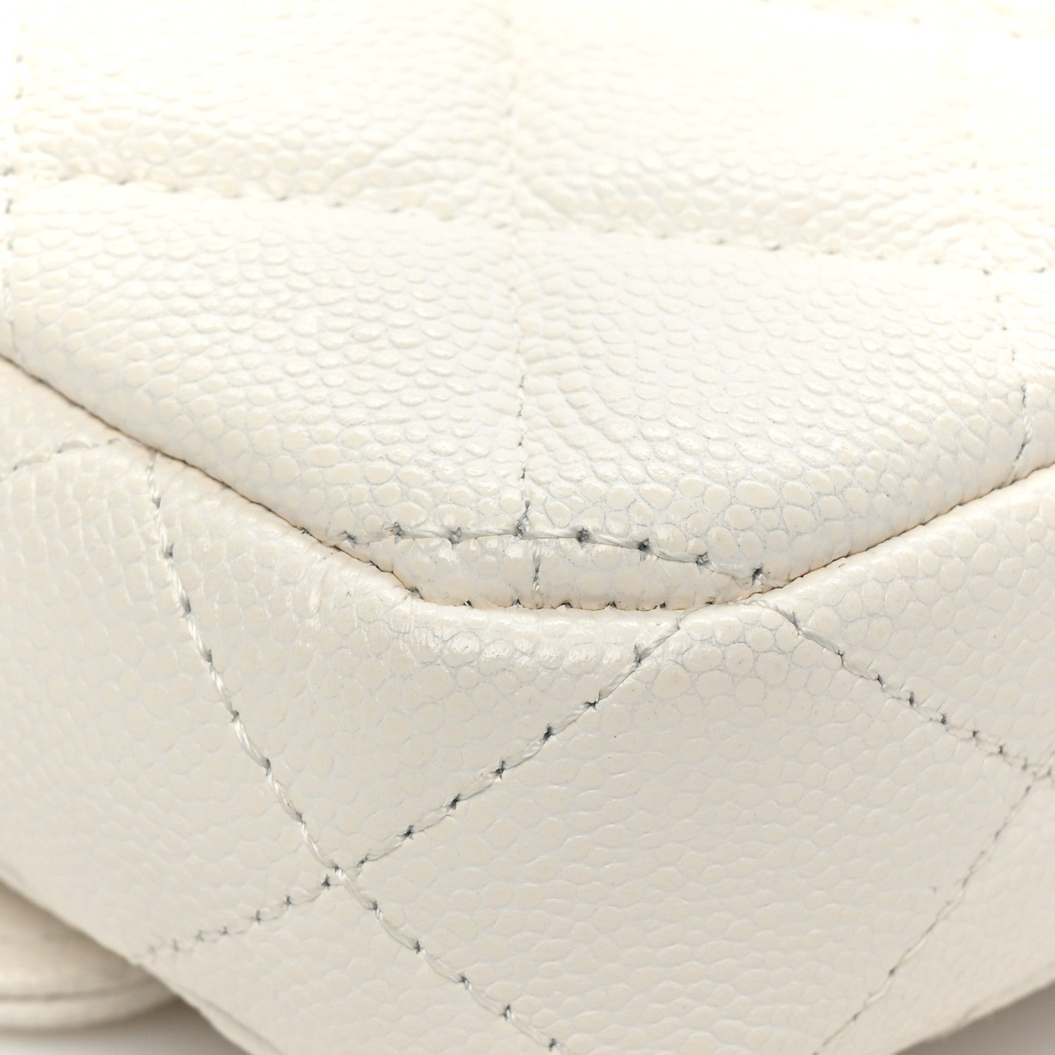 Chanel Lambskin Quilted Flap Phone Holder With Chain White 14 of 17