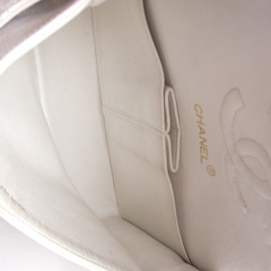 Chanel Caviar Quilted Small Double Flap White 13 of 13