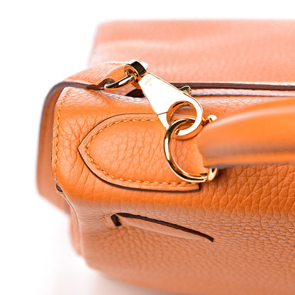 Hermes Taurillon Clemence Kelly Retourne 28 Abricot 31 of 38