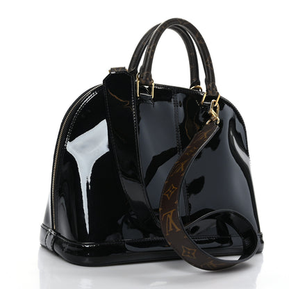 Louis Vuitton Patent Monogram Alma PM Black 3 of 8