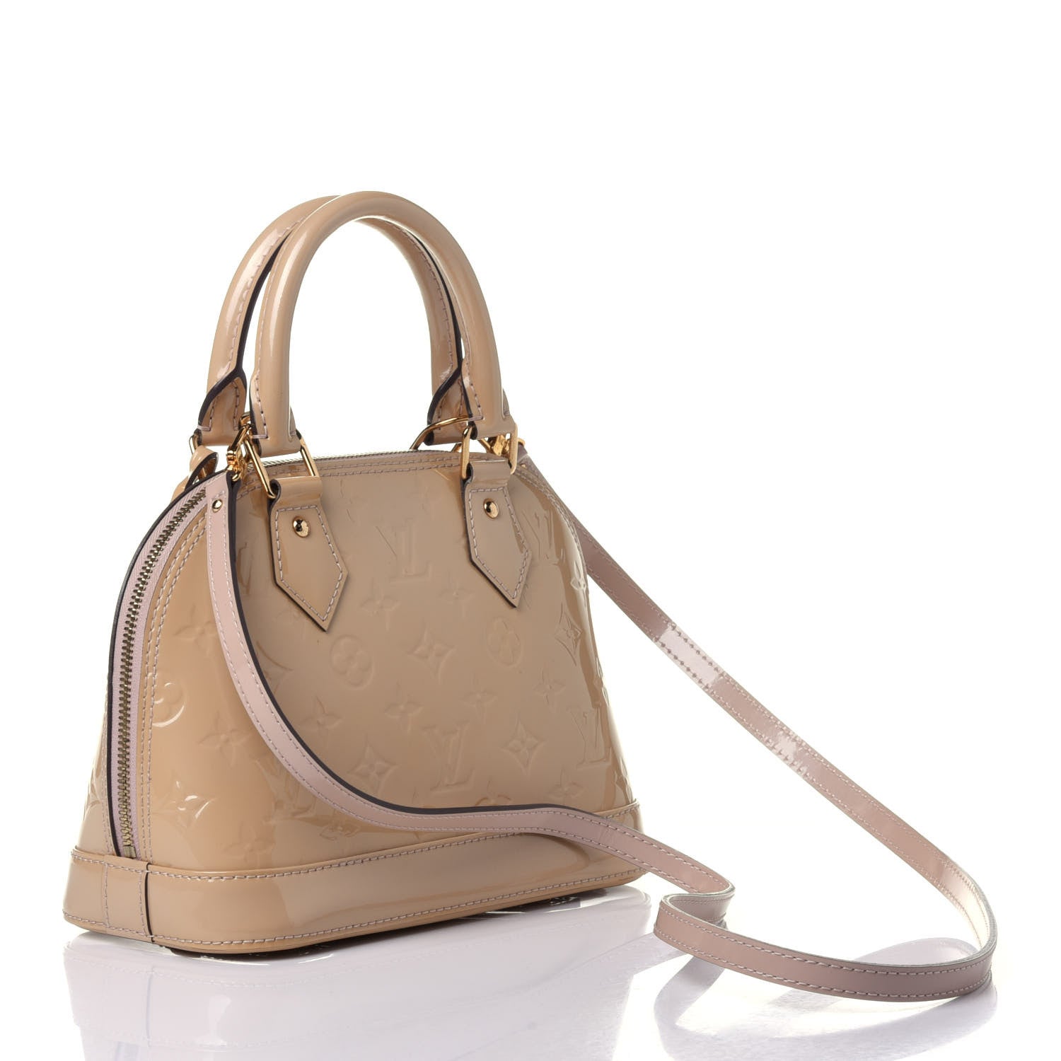 Louis Vuitton Vernis Alma BB Rose Angelique 4 of 13