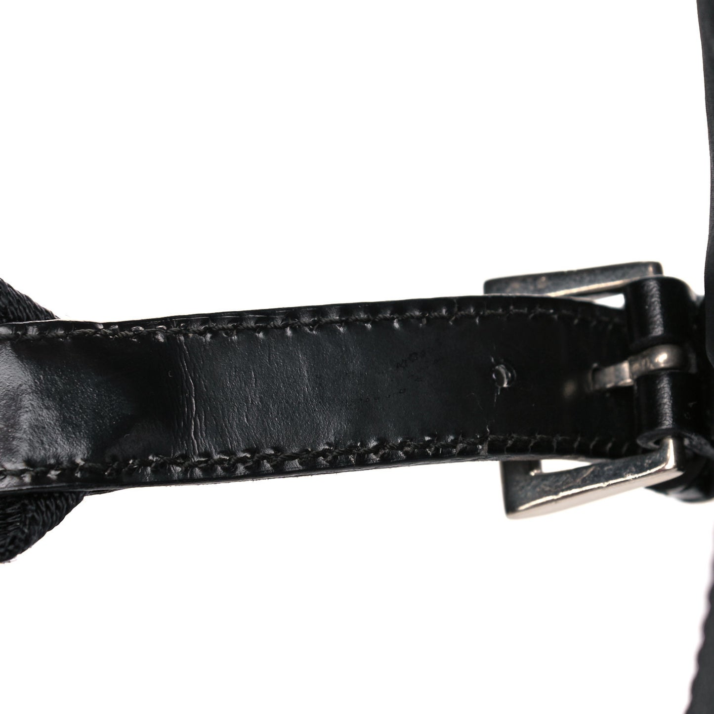 Nylon Vela Medium Cinch Backpack Black