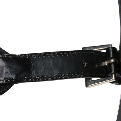 Prada Nylon Vela Medium Cinch Backpack Black 15 of 15