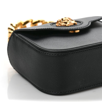 Versace Grained Calfskin Mini La Medusa Bag Black 6 of 7