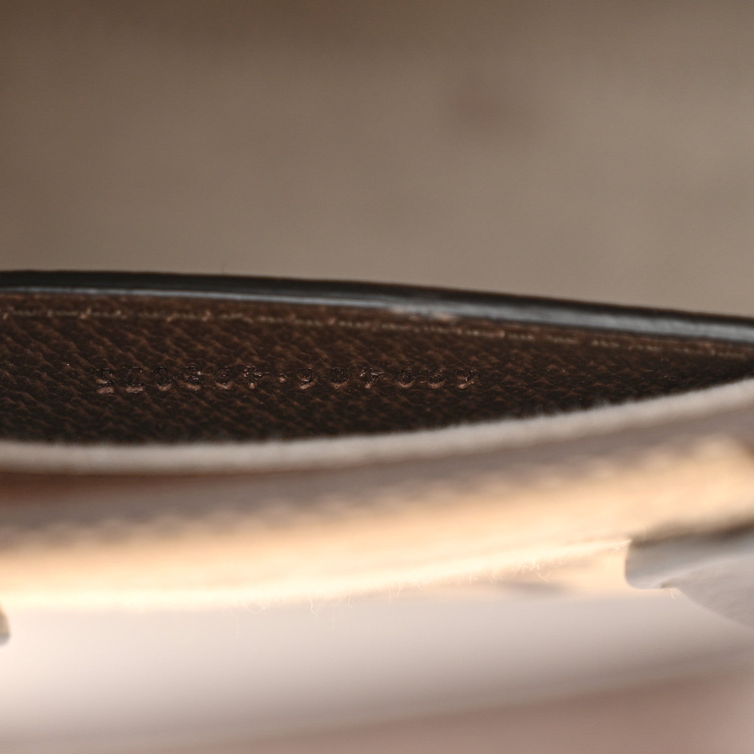 Gucci Monogram Jumbo GG Textured Dollar Calfskin Web Mini Vertical Tote Camel Ebony New Acero 9 of 12